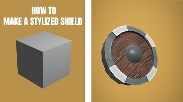 How to make a shield in blender