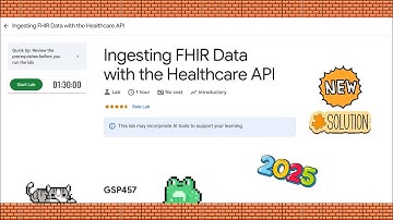 Ingesting FHIR Data with the Healthcare API #GSP457 #qwiklabs #arcade #gcp @qwiklabexplorers ☁️🚀