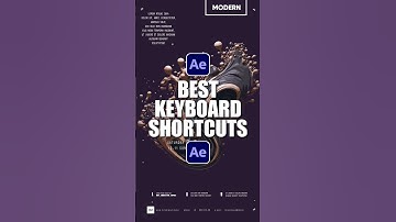 Top 5 Keyboard Shortcuts in After Effects #tutorial