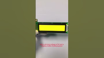 20 * 2 character dot matrix LCD display module