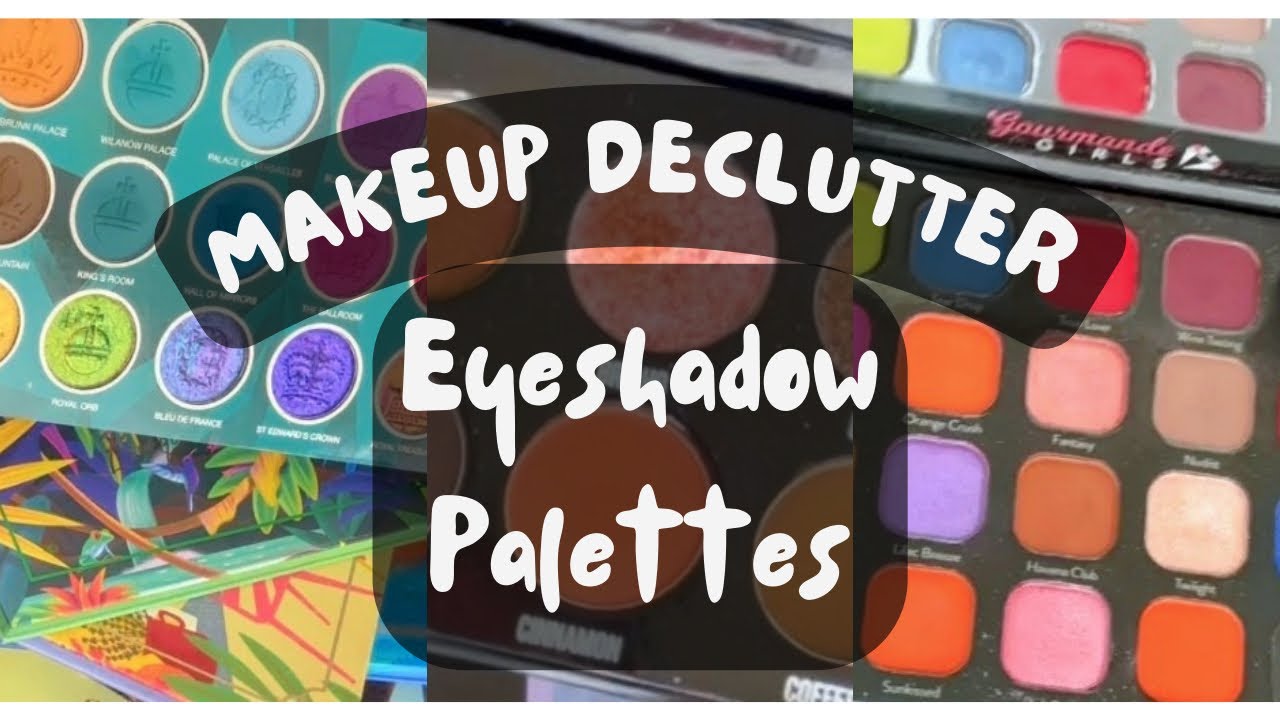 EYESHADOW PALETTE DECLUTTER 2023 YouTube