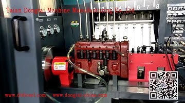Video of CR918 Multi-function test bench to test mechanical pump
