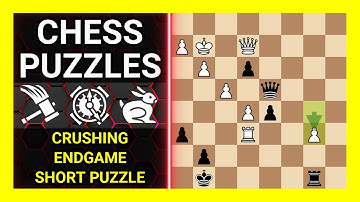 Chess Puzzles to Practice. Themes: Crushing, Endgame, Short puzzle. Learn Chess