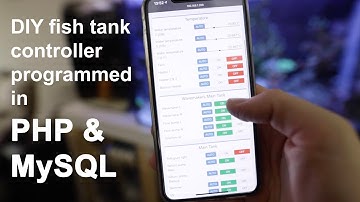 DIY reef fish tank controller programmed in PHP