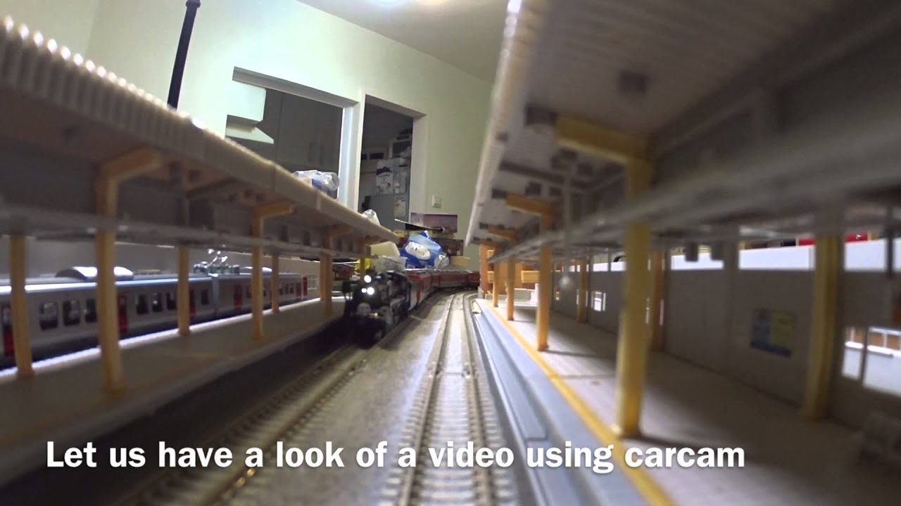 3D printed Car Cam for N scale model