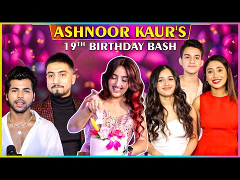 Ashnoor Kaur's 19th Birthday Bash, Shivangi, Jannat, Faisu, Siddharth , Sumedh & More | Full Event