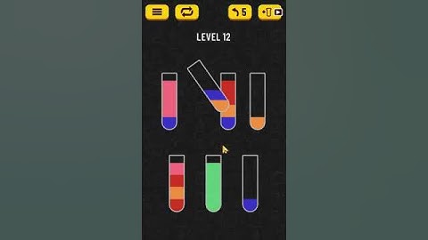 Water Sort Puzzle level 12 | Gameplay Mobile Games #shorts