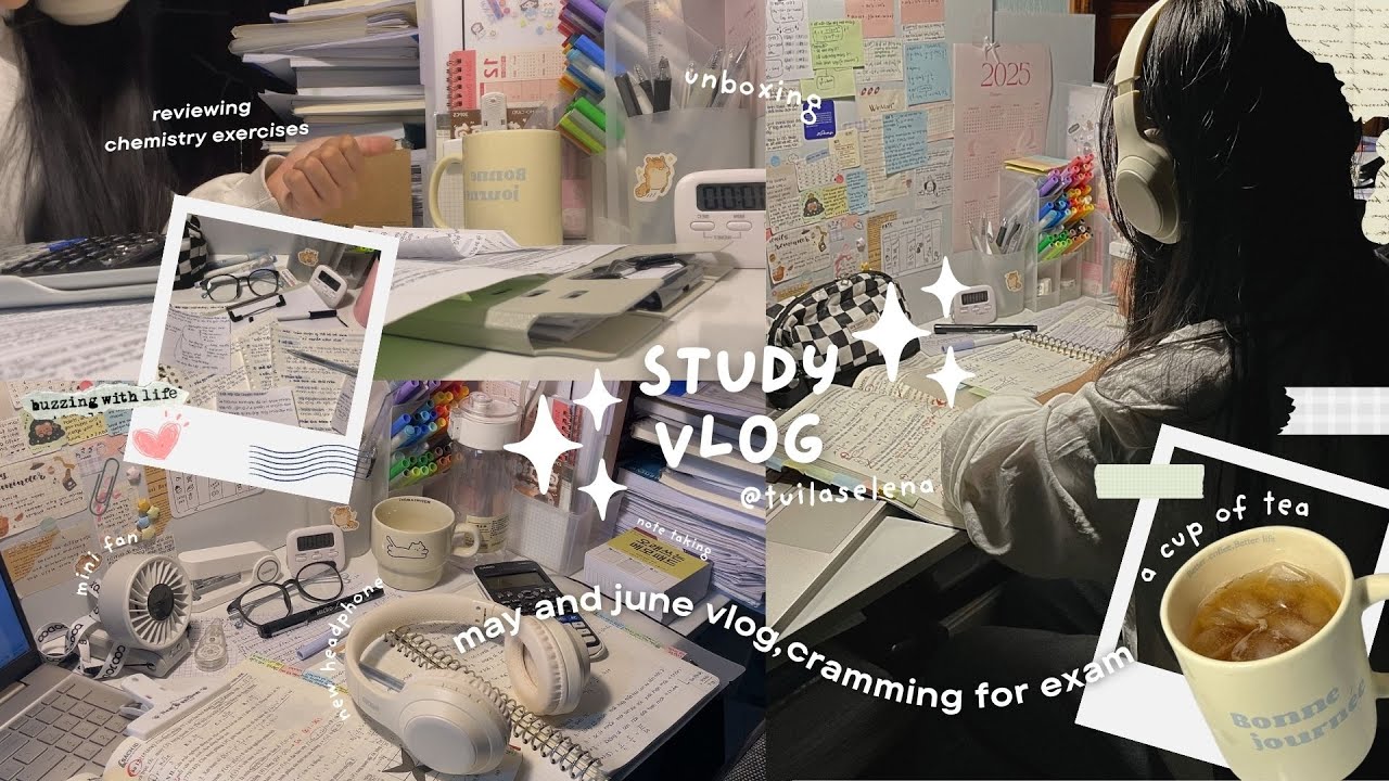STUDY VLOG | Đi qua những ngày hạ...⋅˚₊‧ ୨୧ ‧₊˚ ⋅⋆.˚✦.₊ ⊹ . ܁˖⋆