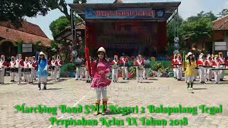 Keren...Marching Band SMPN 2 Balapulang di Perpisahan Kelas 9 Tahun 2018