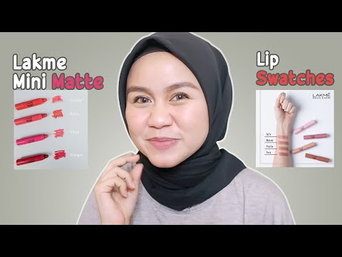 Nyobain Lipstick Matte Lakme Pertama Kali | Lakme Mini Matte Crayon Lipstick Review. 