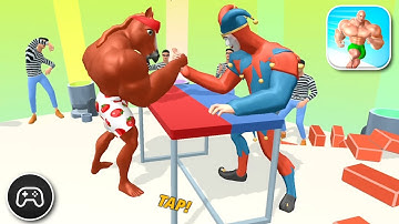 Muscle Rush: Smash Run - Gameplay Walkthrough Part 32 - Puzzle Game Levels 174-177 (iOS, Android)