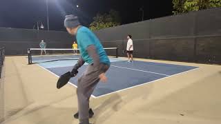 Eric, Bruce vs Edwin, Roam 6.17.26 #pickleball Set 1 at Vellano Park, Chino Hills, CA