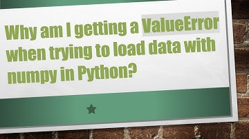 Why am I getting a ValueError when trying to load data with numpy in Python?