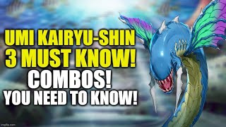 3 MUST KNOW UMI KAIRYU-SHIN COMBOS!!! HOW TO PLAY A UMI KAIRYU-SHIN! YUGIOH!