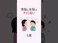 男脳と女脳のすれ違い 5選VOICEVOX: 四国めたん#男脳と女脳のすれ違い 5選 #恋愛 #恋愛心理学#カップル