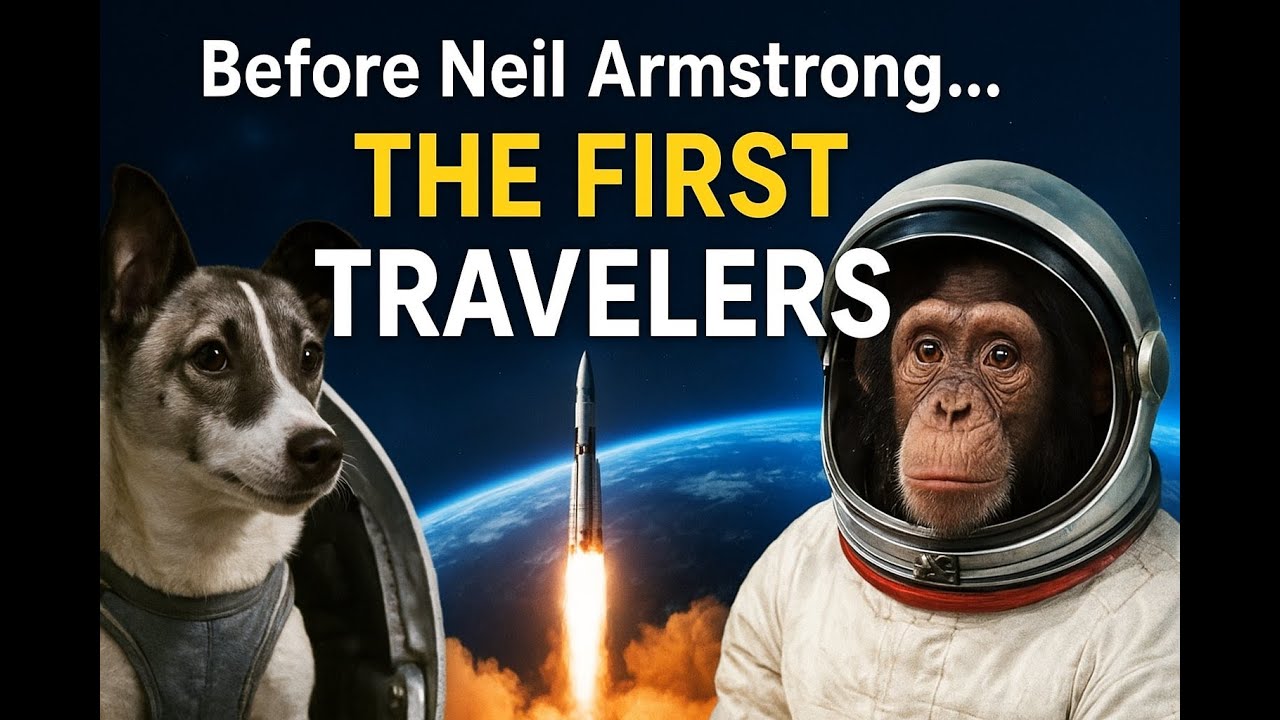 Before Neil Armstrong: The Forgotten First Space Travelers 🚀 | Animals in Space”