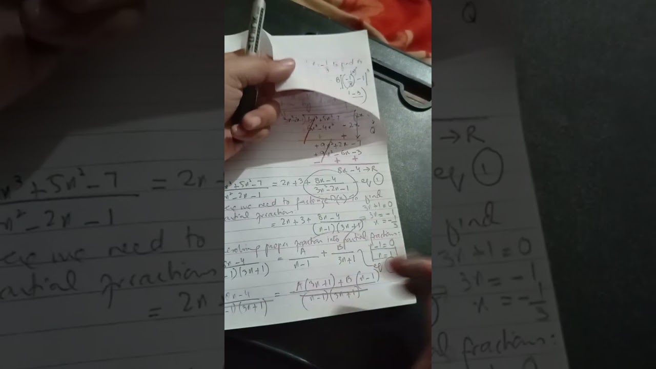 Partial Fractions| V#4 | Case 1 & 2| Ex 4.1&4.2 from book 10th 