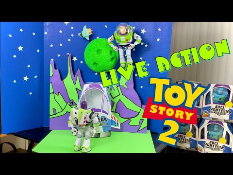 Live Action Toy Story 2 Buzz Fights Utility Belt Buzz