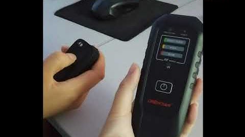 How RT100 Remote Tester Testes VW Key Frequency