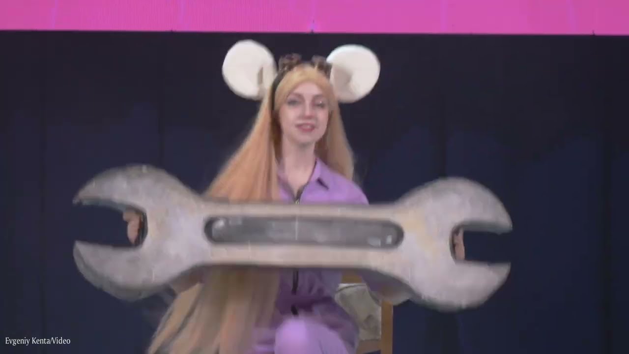 Назад в ретро cosplay defile-Chip 'n Dale Rescue Rangers-Гайка-nafanya-г.Калуга