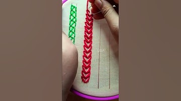 Beautiful Border Line Silai #embroidery #trending #design #shorts #art #viral #craft #homedesign