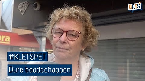 Kletspet - over dure boodschappen