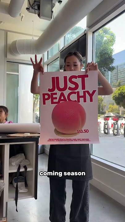 “Just Peachy” now available for a limited time during the warmer : #short #shorts #zhangcatherine