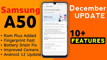 Samsung Galaxy A50 December Update 2021 | Big Update with New Features | Samsung A50 New Update #A50