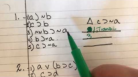 Logic Deductive Proofs - Video 1