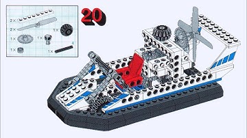 LEGO Technic 8824, Hovercraft - building instructions