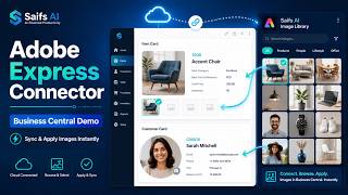 Adobe Express Connector for Business Central | Saifs AI Image Library Integration Demo