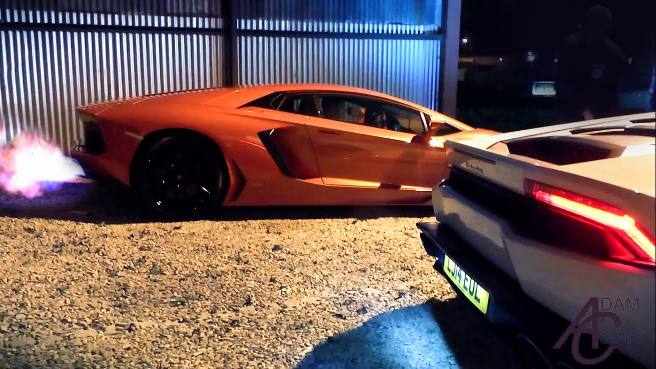 Lamborghini Aventador vs. Huracan  REV BATTLE!  YouTube