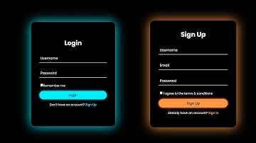 ASMR Coding⚡️Animated Login and Registration Form in HTML CSS & Javascript⚡️No Talking
