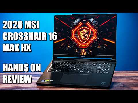 MSI Crosshair 16 Max HX OLED Gaming Laptop | Gaming, Content Creation & Upgrades Tested