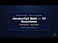 Most Devs Mess Up These JavaScript Questions #javascript #quiz #programming #developer