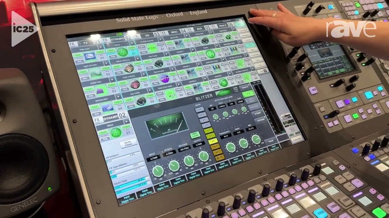 InfoComm 2025: Solid State Logic Demos SSL Live L350 Plus Mixing