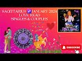 Sagittarius ♐️ Jan 2024 Love ❤️ Read. SINGLES- On your own ✈️. COUPLES- A mismatch 4 sure 🚫🤔