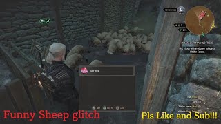 The Witcher 3: Wild Hunt Funny Sheep glitch