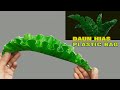 Daun Hias Plastik Kresek - Crackle Plastic Decorative Leaves