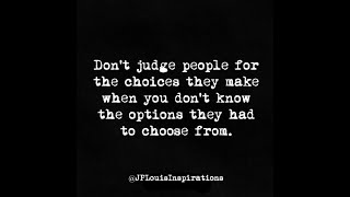 Never Judge Others: Understanding the Cause Behind Actions