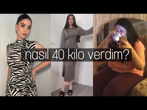 NASIL 40 KİLO VERDİM? I kilo verirken bir günde ne yedim? günlük vlog