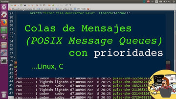 Programar Colas de Mensajes con prioridad. (Posix Message Queues) en Linux, C