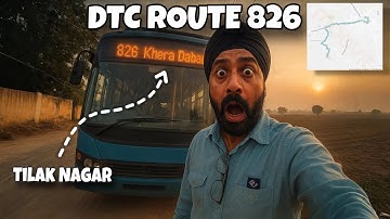DTC BUS Tilak Nagar to Khera Dabar Village 🚌| Tribble Village 🌾