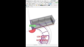 Tự học sketchup - vẽ sofa cong #sketchup #tuhocsketchup#3d #sketch