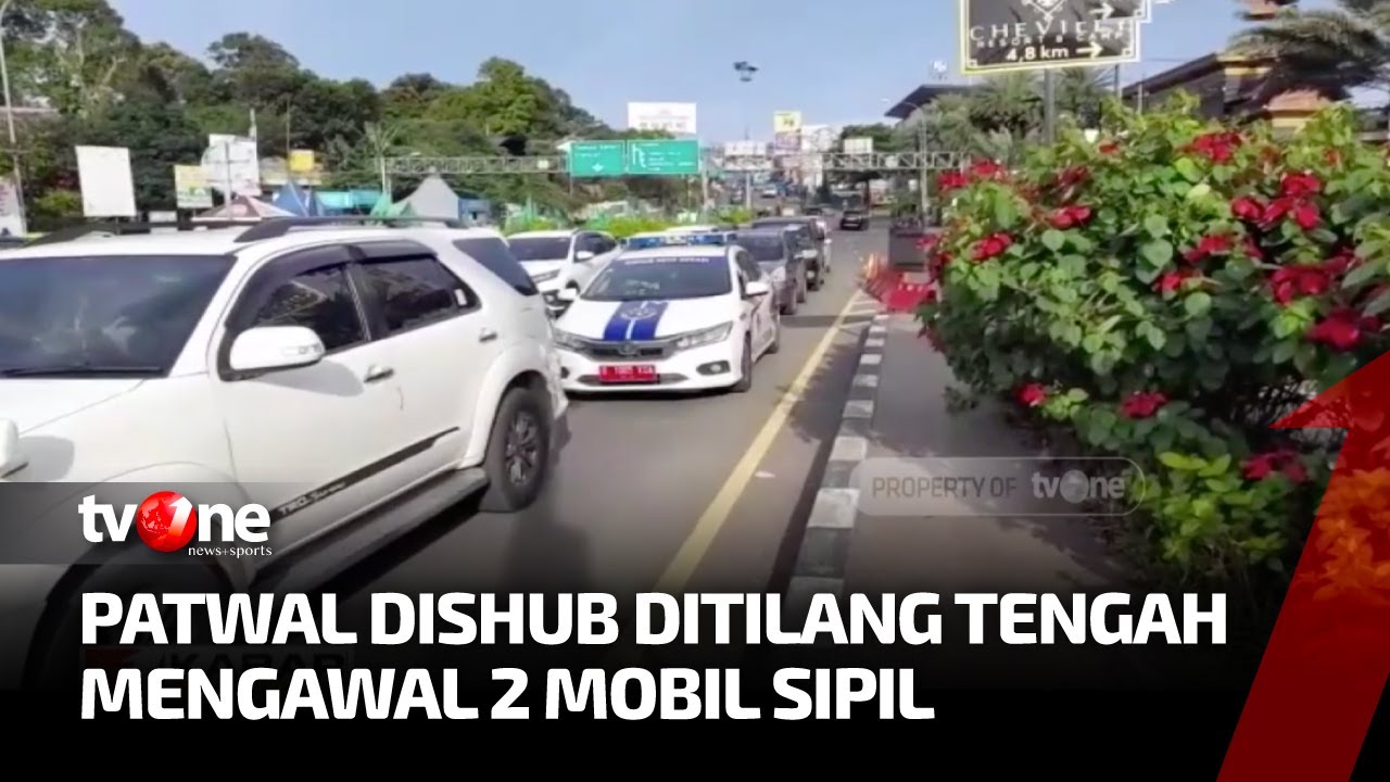 Mobil Patwal Dishub Ditilang Karena Melawan Arus | Kabar Siang tvOne