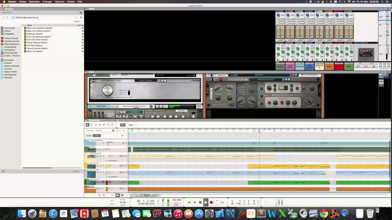 CM Punk Theme remake with Propellerhead Reason 8