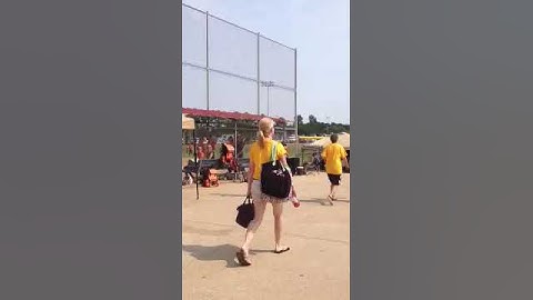 Teen Dancing to Impress Softball team