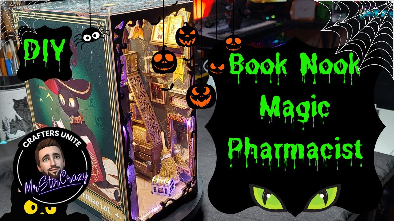 Magic Pharmacist SZ05 DIY Wooden Book Nook Kit