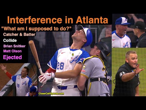 Matt Olson ejected on interference call — CloseCallSports