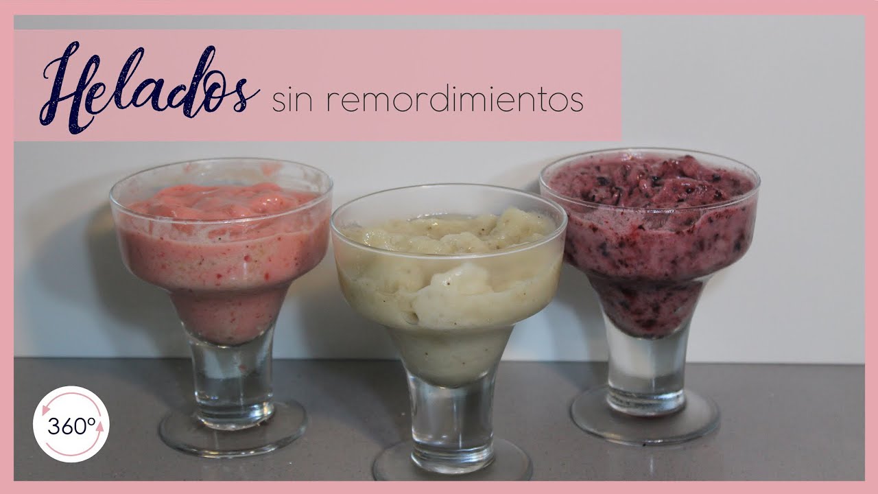 helados caseros saludables para niños
